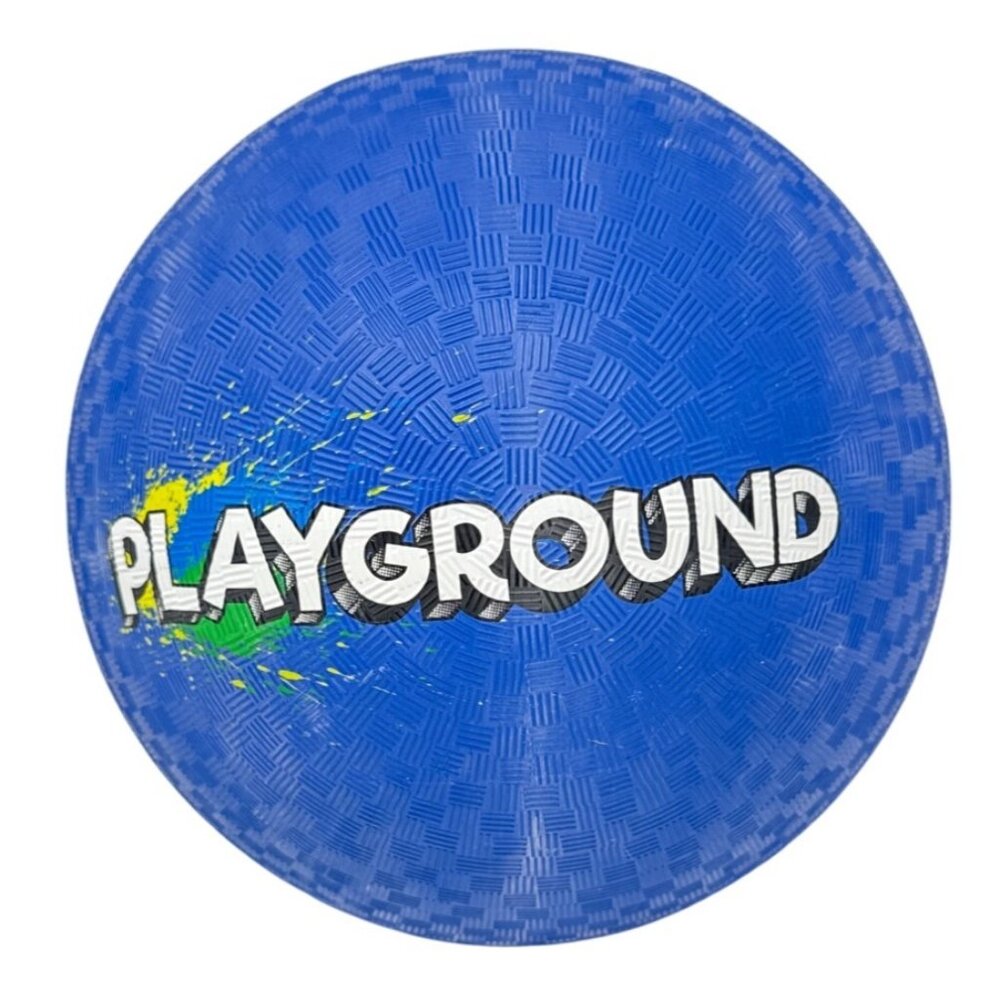 Playground Ball Kickball 8.5 Inch Blue For Kids & Adults Outdoor Game Activity